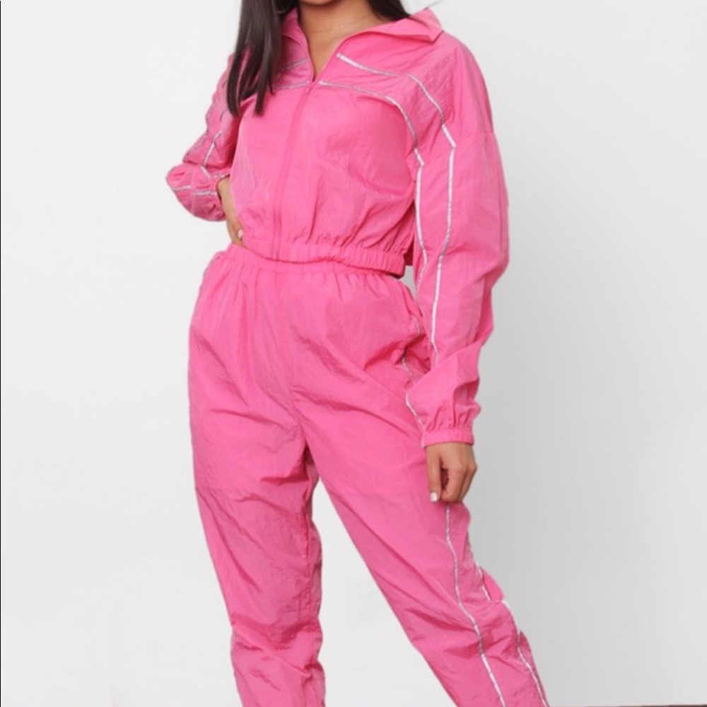 Neon Pink Reflective Track Set - Picture 3 of 4